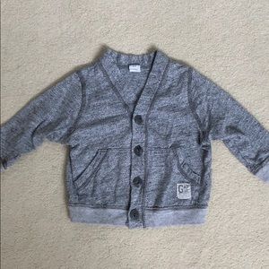 Baby gap toddler gray cardigan